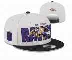 2023 Ravens white NFL Snapback Hats-YD