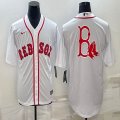 Nike Boston Red Sox blank white majestic MLB baseball jerseys-BD