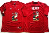 Alabama Crimson Tide Red #2 Derrick Henry Red fashion college football jersey(1)