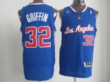 Adidas Los Angeles Clippers #32 Blake Griffin Blue NBA Jerseys