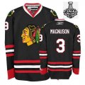 2013 NHL Stanley Cup Keith Magnuson 3 Black Chicago Blackhawks Jerseys