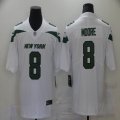 Nike New York Jets #8 Moore White Color Rush Limited Jersey-BD