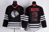 Chicago Blackhawks #2 Duncan Keith Black NHL Jerseys