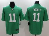 Philadelphia Eagles #11 Carson Wentz light green Color Rush Limited Jersey