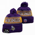 2024 Minnesota Vikings purple yellow white NFL Sports Cuffed Knit Hats