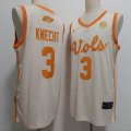 Tennessee Basketball #3 Dalton Knecht white NCAA basketball jerseys