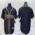 Nike Cowboys blank black baseball jerseys Joint name-BD