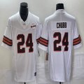 Nike Cleveland Browns #24 Nick Chubb white Color Rush Limited Jersey -BD 03