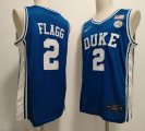 Duke Basketball # 2 Cooper Flagg blue NCAA basketball Jerseys-XST