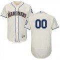 Custom Seattle Mariners beige Flexbase Authentic Collection Jersey