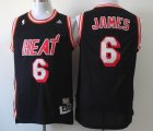 Miami Heat 6 LeBron James Black Latin Nights Swingman Jersey