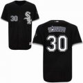 Chicago White Sox Nick Swisher 30# black mlb jersey