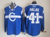 Montreal Canadiens 41# HALAK blue NHL Jerseys