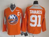 2015 New York Islanders 91 John Tavares orange ice hockey Jerseys