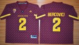 Arizona State Sun DevilsMike Bercovici 2 NCAA Football Jersey - Maroon