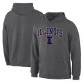 Fanatics Branded Illinois Fighting Illini Charcoal Campus Pullover Hoodie