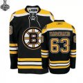 2013 NHL Stanley Cup Boston Bruins Brad Marchand 63# Black Jersey