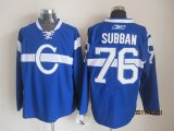 Montreal Canadiens 76# SUBBAN blue NHL Jerseys