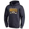 Men's Nashville Predators Fanatics Branded Navy Hometown Collection Pullover Hoodie