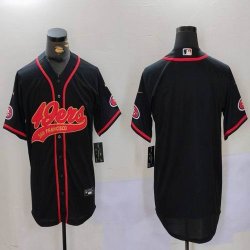 Nike San Francisco black baseball jerseys Joint Name