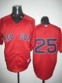 Boston Red Sox LOWELL Dk.25# red MLB jersey