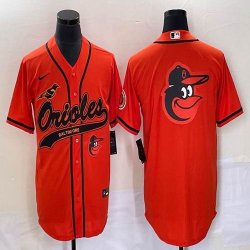 Nike Baltimore Orioles Blank orange majestic baseball jersey Joint name-BD 03