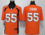 Nike Broncos #55 Bradley Chubb orange Color Rush Limited Jersey