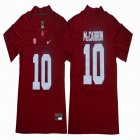 Alabama Crimson Tide #10 AJ McCarron red College Football Limited Jersey