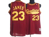 Cleveland Cavaliers LeBron James #23 red nba jerseys