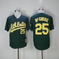 Oakland Athletics #25 Mark McGwire green throwback MLB Jerseys