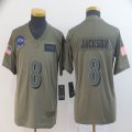 Youth Baltimore Ravens #8 Lamar Jackson Nike Camo 2019 Salute to Service Limited Jersey