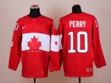 2014 NHL Canada team PERRY 10 red hockey jerseys