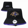 2023 Ravens black NFL Snapback Hats-YD 02