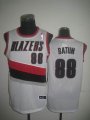 Portland Trailblazers BATUM 88 white NBA basketball jersey