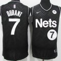 Nike Brooklyn Nets #7 Kevin Durant black NBA Jerseys Bonus Edition -XD