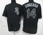 MLB Chicago White Sox 14 Paul Konerko black Fashion Jerseys