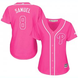 2017 Women Philadephia Phillis #8 Samuel pink majestic mlb jersey