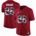 Custom Alabama Crimson Tide #88 O.J. Howard Red College Color Rush Limited Jerseys