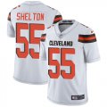 Cleveland Browns #55 Shelton white Nike Color Rush Limited Jerseys