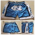 North Carolina skyblue basketball shorts with Pocket-LT