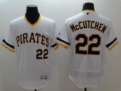 2016 Pittsburgh Pirates 22 Andrew McCutchen white throwback elite mlb jersey