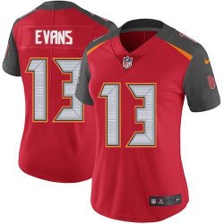 Buccaneers #13 Mike Evans red nike Color Rush Limited Jersey