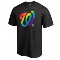 Men's Washington Nationals Fanatics Branded Pride Black T-Shirt