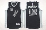 2015 San Antonio Spurs #12 LaMarcus Aldridge black NBA Basketball Jerseys