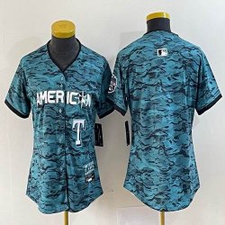 Youth American League Texas Rangers Nike Teal 2023 MLB All-Star Game Jersey