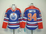 Edmonton Oilers #94 Ryan Smyth Blue NHL Women Jerseys