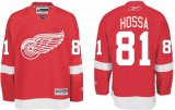 NHL Detroit Red Wings #81 Marian Hossa Red Jersey