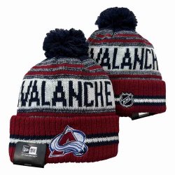 2024 Colorado Avalanche red white blue NHL Sports Cuffed Knit Hats