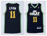 Adidas Utah Jazz #11 Dante Exum Navy Blue basketball Jersey