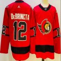 Adidas Ottawa Senators #12 Alex DeBrincat red hockey jersey-PD